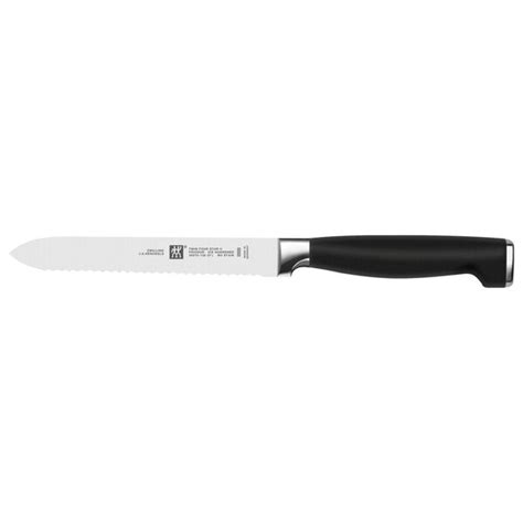 ZWILLING J A Henckels Zwilling Twin Four Star II 5 12 Inch Serrated