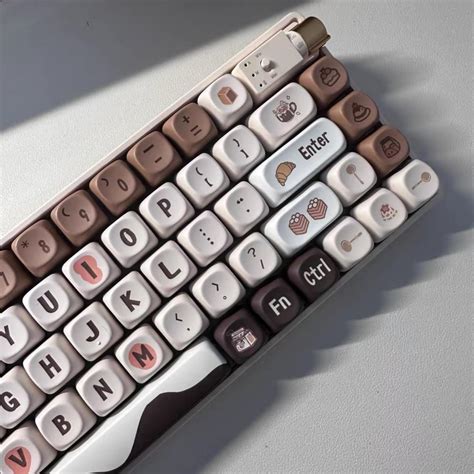 Zmx Cute Keycaps Set Pbt Keycap Dye Sublimation Moa Profile Full Size