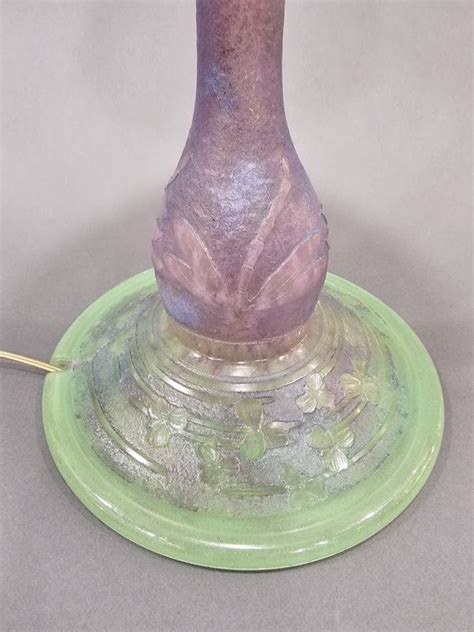 Daum Nancy Lampe Champignon Art Nouveau Libellules Xxe Si Cle N