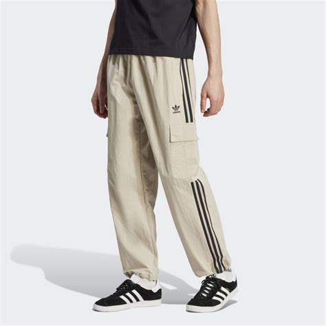 Adidas Adicolor Classics 3 Stripes Cargo Pants Beige Adidas Australia