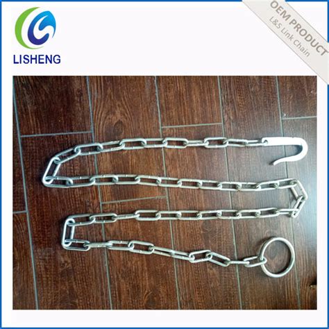 Galvanized Steel Ring And Hook Cow Chain China Galvanized Steel Ring