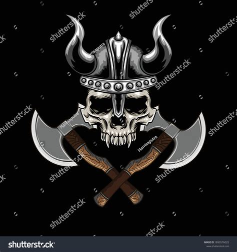 Viking Logo Illustration Available Your Custom Stock Vector (Royalty ...