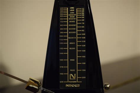 New Nikko 226 Metronome Standard Black From Japan Fs 4515614022608 Ebay