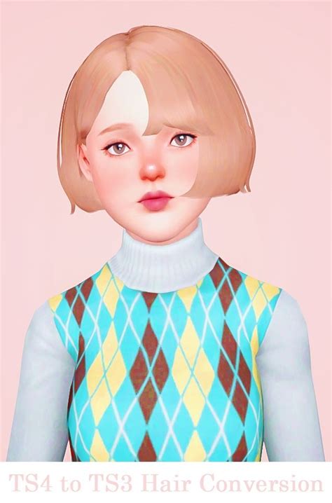 Pin On Ts4 To Ts3 Hair Conversion