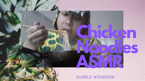 Asmr Eating Sounds Mukbang Chicken Ramennoodle Soupextreme