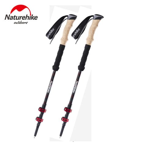 Naturehike Carbon Telescopic Cork Handle Ultralight Outdoor Climbing