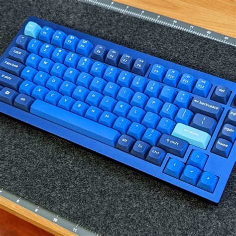 Keychron Q1 Ver2 W Knob Qmk Mechanical Keyboard Navy Blue Gateron