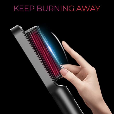 Hair Straightener Brush - The Fashion Junction