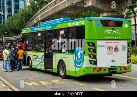 The Free GoKL Electric Bus In Kuala Lumpur Malaysia Stock Photo Alamy