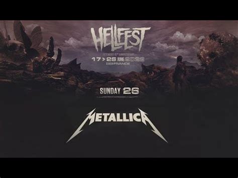 Metallica Intro Whiplash HELLFEST 2022 YouTube