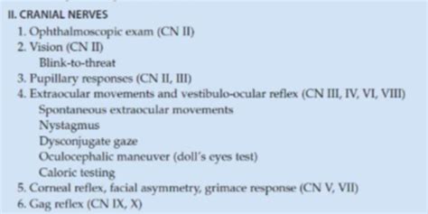 Cumulative CNS Final Portion Flashcards Quizlet