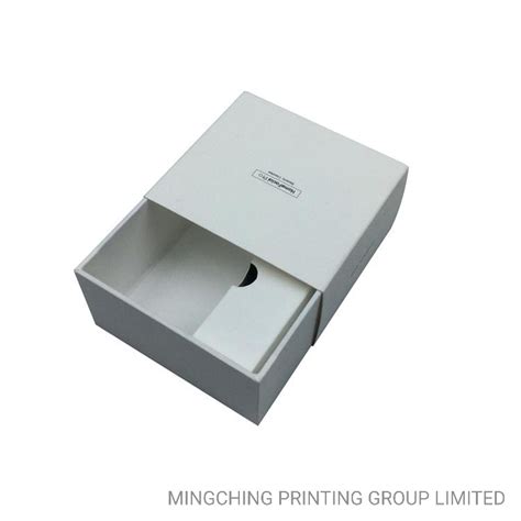 Personal Rigid Cardboard Sliding Jewelry Packaging Gift Box Paper