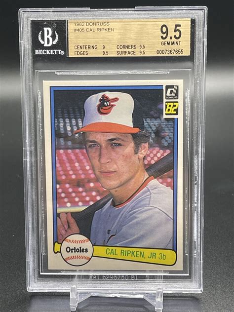 Donruss Baseball Cal Ripken Jr Rc Bgs Gem Mint Baltimore