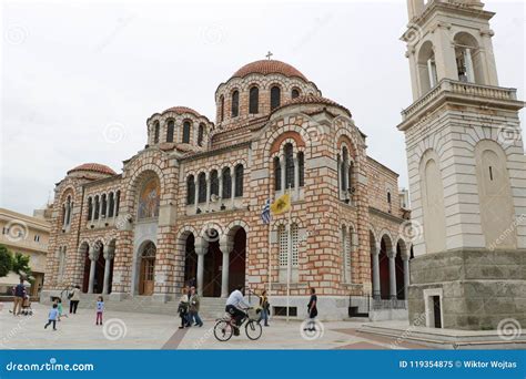 St Nicholas Cathedral Dans Volos Image éditorial Image du saint