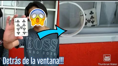 Truco De Magia Imposible Carta Detr S De La Ventana Youtube