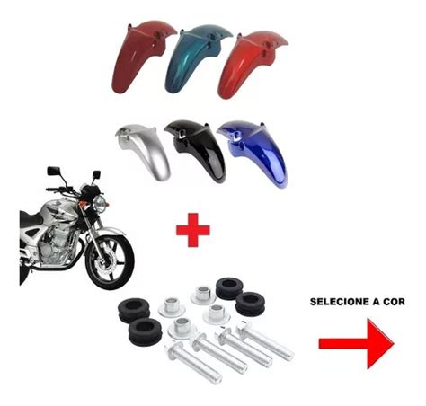 Paralama Dianteiro Cbx 250 Twister Até 2008 Com Kit Fixação