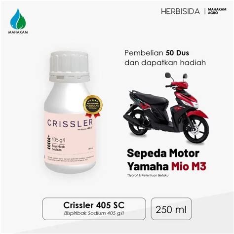 Termurah Crissler 405 Sc 250 Ml Herbisida Pestisida Pembasmi Gulma