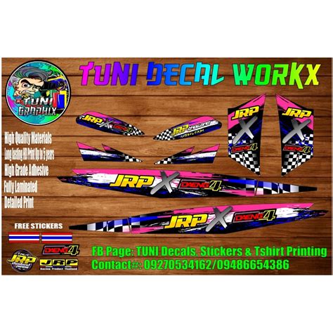 SYM 100 110 JRP X DAENG STOCK DECALS V2 W FREEBIES Lazada PH