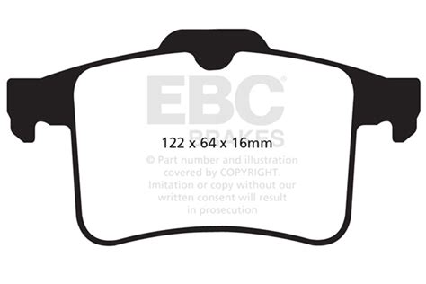 Ebc Brakes Dp R Yellowstuff Street And Track Brake Pads Ebay