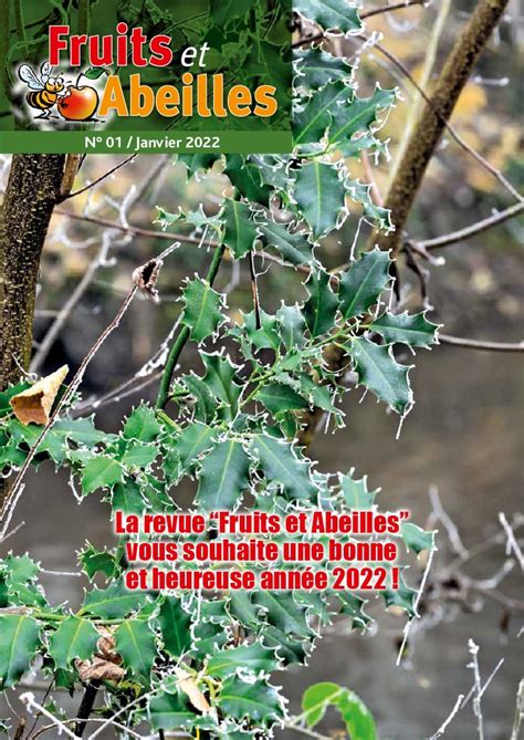 Fruits et Abeilles N202201 du 02 janvier 2022 à télécharger sur iPad