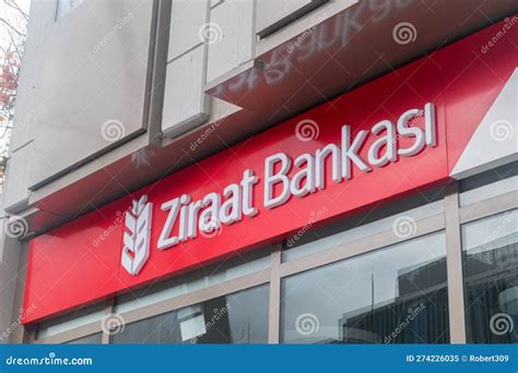 Logo And Sign Of Ziraat Bankasi Ziraat Bank Editorial Image Image Of