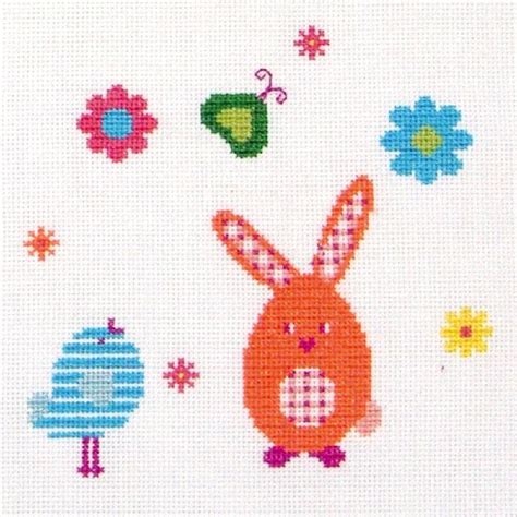 Tableautin Le Lapinou Kit Broderie Point De Croix Princesse