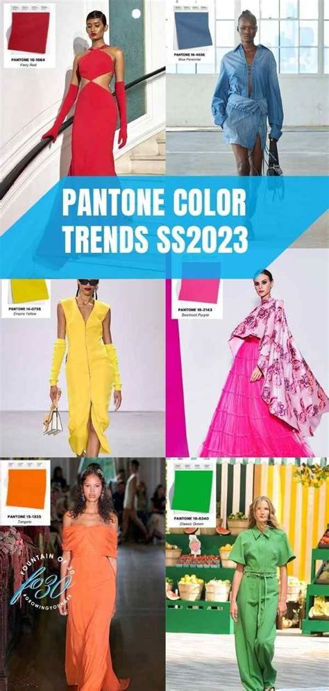 Pantone Fashion Color Report Spring Summer 2023 NYFW Top 10 Frühjahr