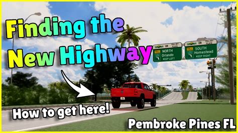 How To Find The NEW HIGHWAYS Pembroke Pines FL Roblox YouTube