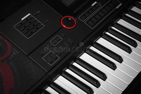 292 Piano Keyboard Dark Blue Background Stock Photos Free Royalty