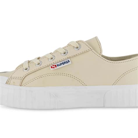 Superga 2630 STRIPE NAPPA 394 394 Beige Gesso | Hype DC