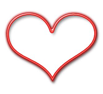 Love Heart Outline - ClipArt Best