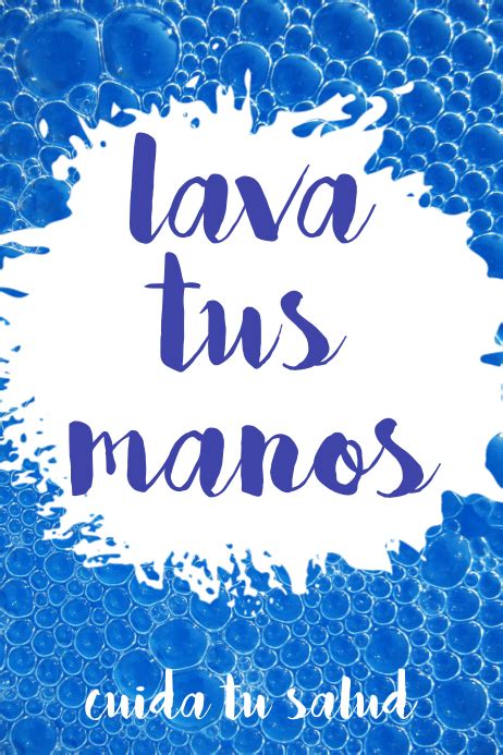 Copy Of Poster Motivador Lava Tus Manos Postermywall