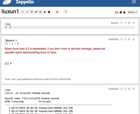 Apache Zeppelin Documentation Shell Interpreter For Apache Zeppelin