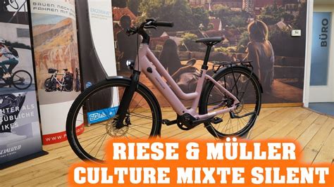 E Bikes 2024 Riese Müller Culture Mixte Silent I Wartungsarm durch