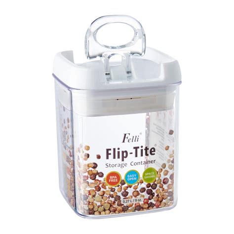 Felli Square Flip Tite Storage Container 0 27 L NTUC FairPrice