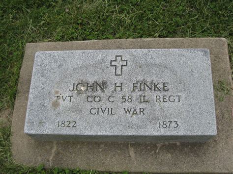 Johann John Heinrich Finke Monumento Find A Grave