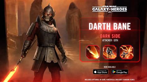 Star Wars Galaxy Of Heroes Introduces Darth Bane With A Powerful New Kit