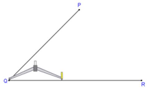 Printable instructions for bisecting an angle with compass and ...