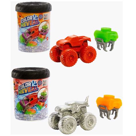 Vehículo de Juguete Hot Wheels Monster Truck Color Reveal