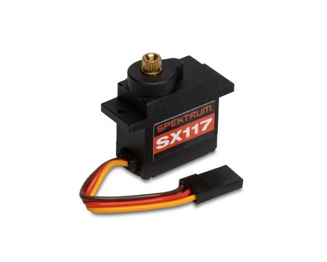 Spektrum Sx117 Metal Gear Micro Servo Buy Servos At Modelflight