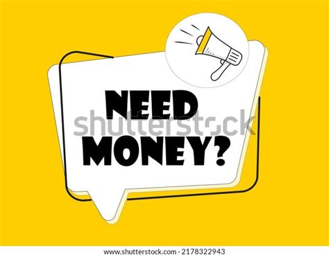 Need Badge Megaphone Icon Flat Vector Stock Vector Royalty Free