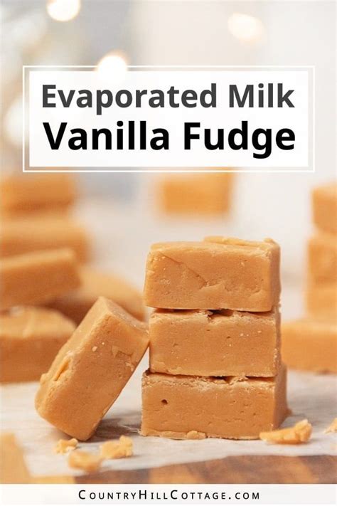 Evaporated Milk Fudge {no Marshmallows} Recipe Vanilla Fudge Recipes Homemade Fudge Recipes