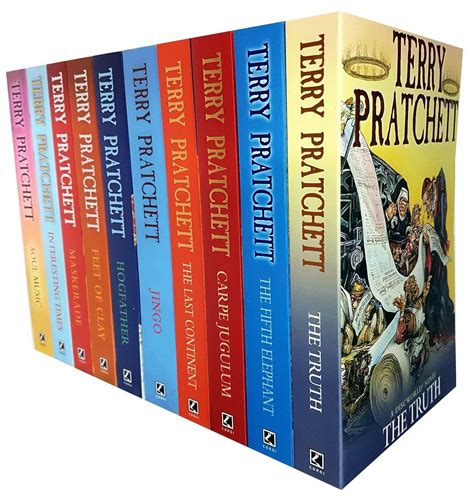 Terry Pratchett Discworld Novels Series 4 And 5 10 Books Collection Set