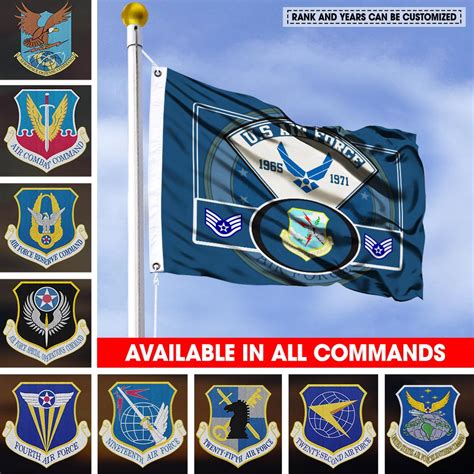 Customized Usaf Command Proudly Served N0360