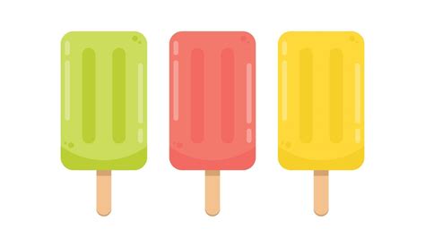 Vector De Dibujos Animados De Pop De Hielo Icono De Helado 15845964