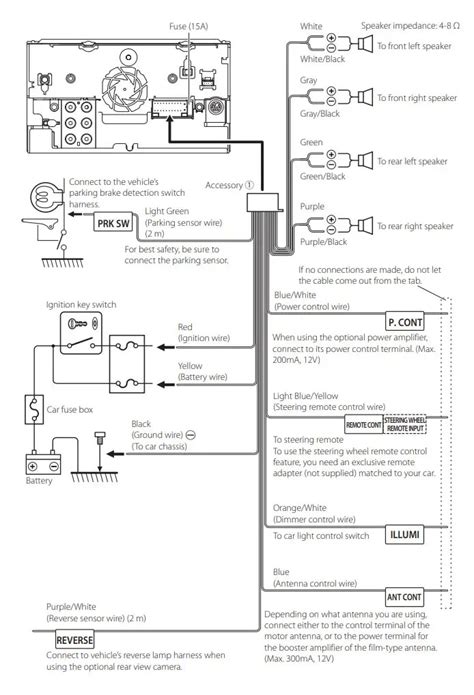 Wiring Schematic Kenwood Car Stereo Circuit Diagram