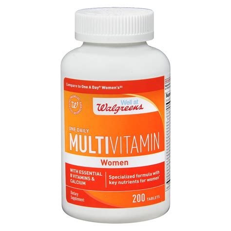 Walgreens One Daily Multivitamin Womens Tablets Walgreens