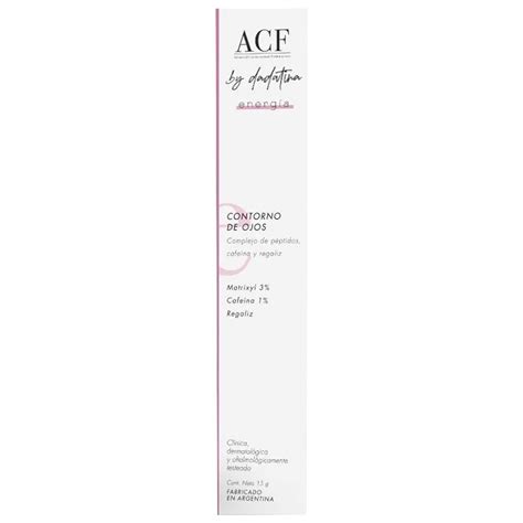 Acf By Dadatina Energ A Crema Contorno De Ojos X Ml Farmacia Leloir