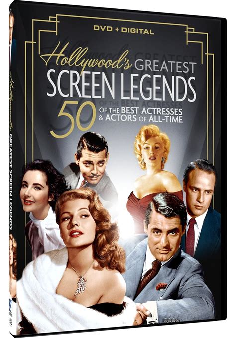 Hollywoods 50 Greatest Screen Legends Katharine Hepburn Humphrey Bogart Bette