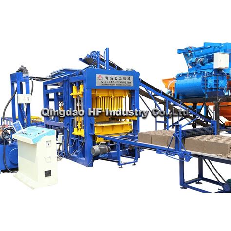 Qt Industries Paving Brick Making Hollow Concrete Block Machine